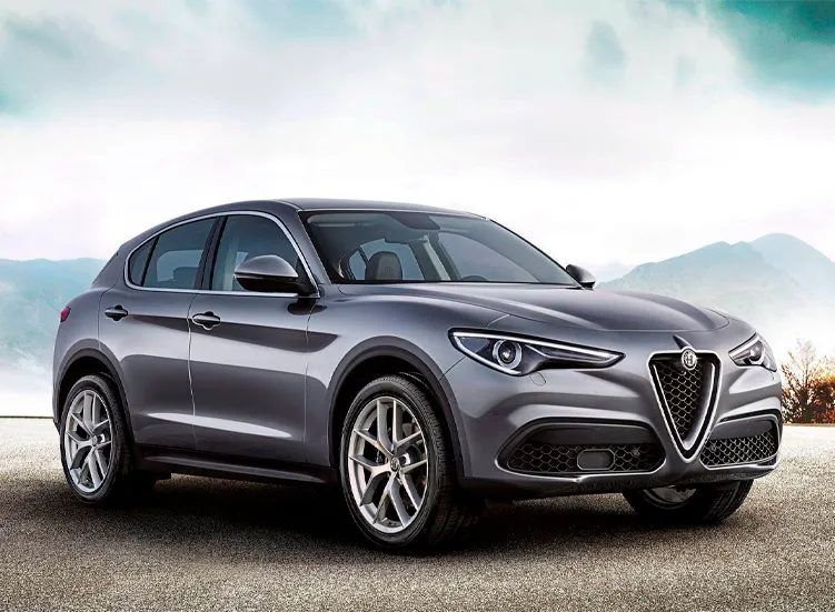 Imagen del Alfa Romeo Stelvio. Renting Alfa Romeo Giulietta barato para particulares.